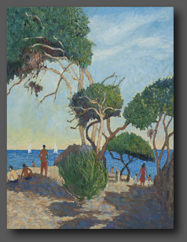 Antibes. Les Pins Parasol 60x80cm